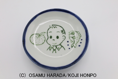 砥部焼 絵付け体験 お皿に“KAWAII”を描いてみよう！ 2枚目