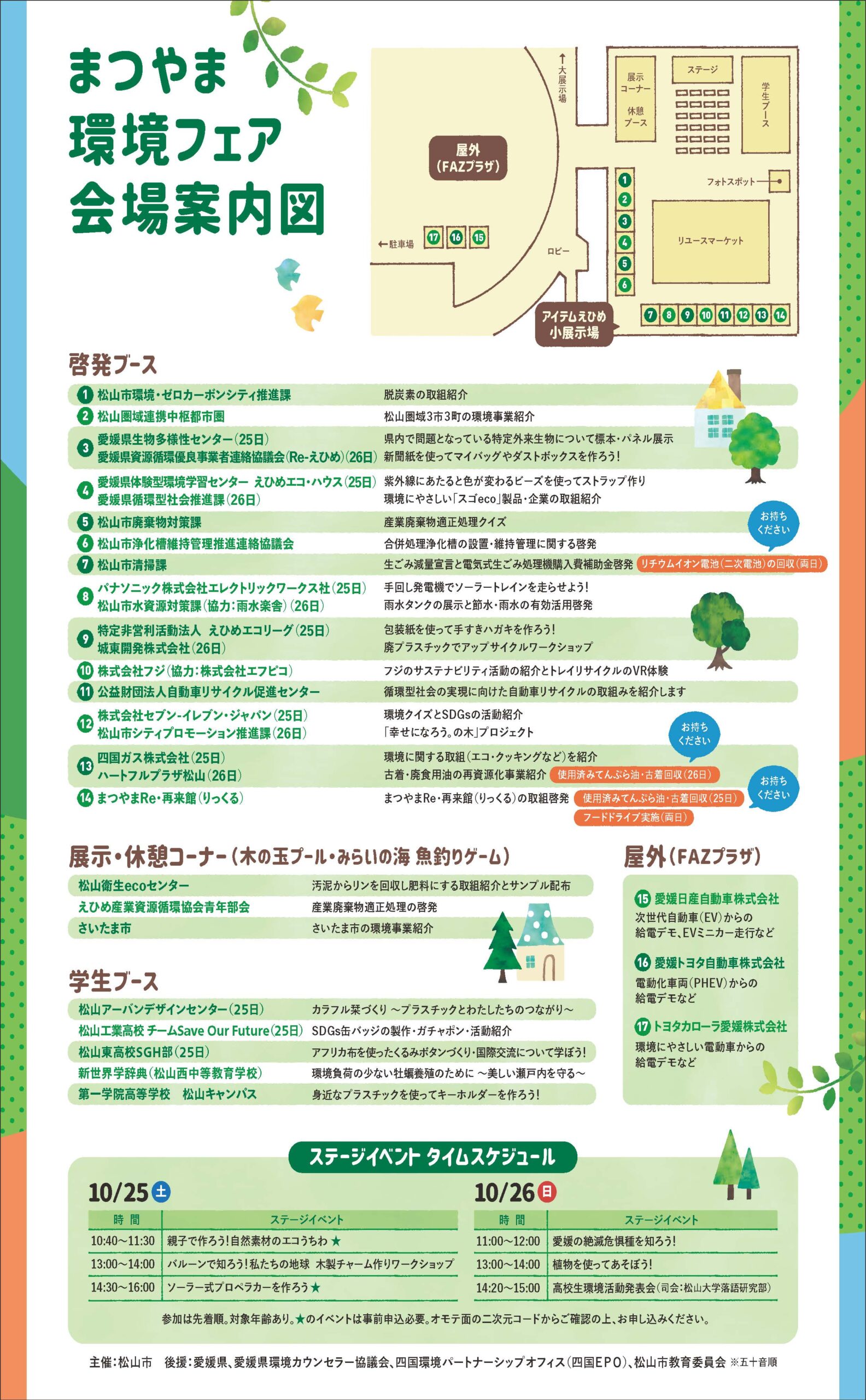エコで広がるニコニコの輪！まつやま環境フェア