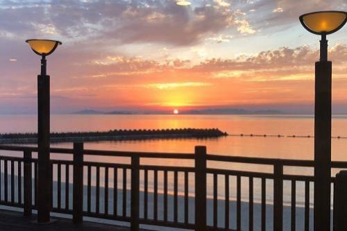 ふたみシーサイド公園「道の駅ふたみ」de愛イベント Vol.17 ～恋人の聖地で出会う　日本一の夕陽を眺めながら「あおい世界」の特等席で～